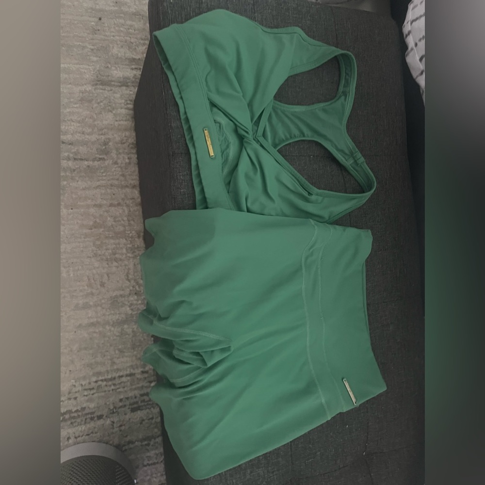 Gymshark Whitney green set size XS
